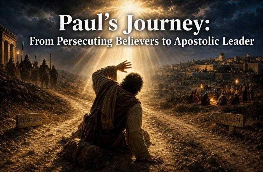 Paul's Journey From Persecuting Believers to Apostolic Leaderf