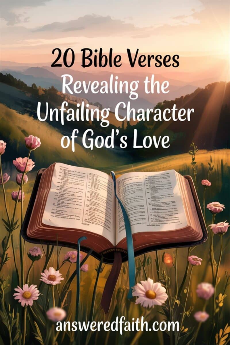Discover the Enduring Love of God: 20 Bible Verses Revealed