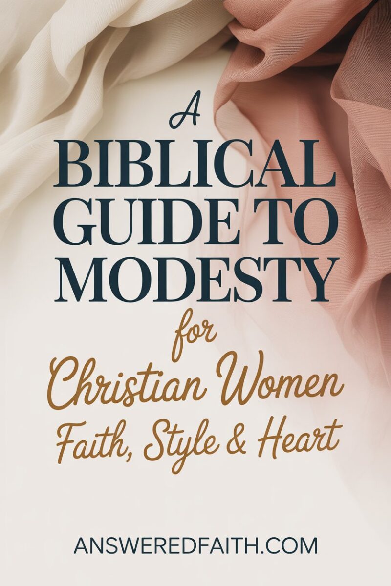 Modesty For Christian Women: Embracing Faith and Personal Expression
