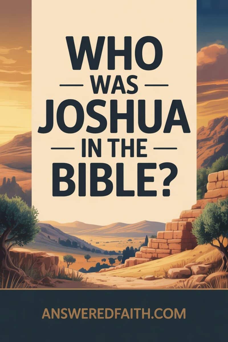 Bible Character Joshua: Leadership, Faith, and God's Miracles