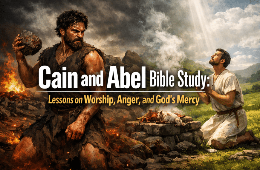 Cain and Abel Bible Study: Lessons on Worship, Anger, and God’s Mercy