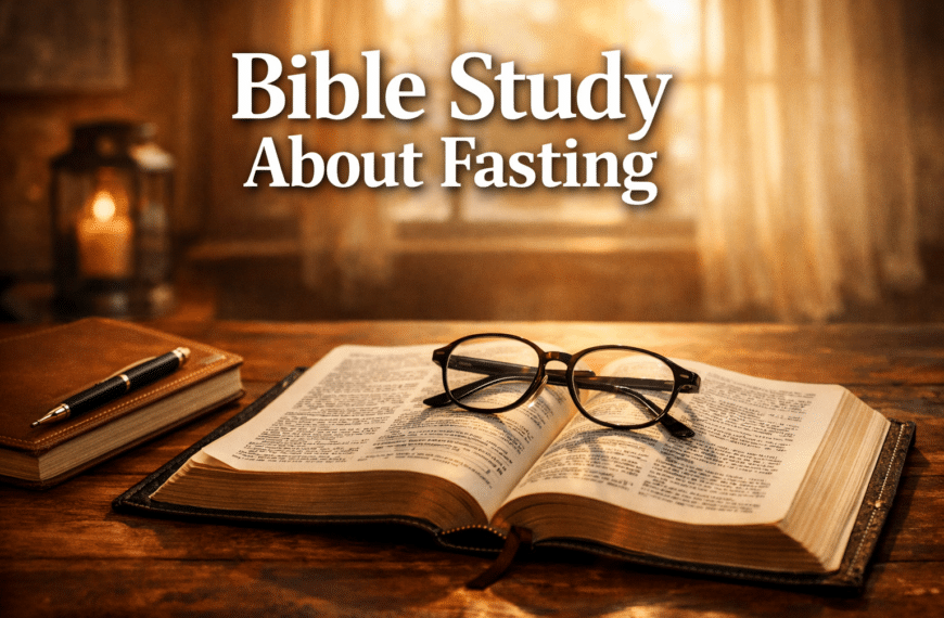 Bible Study About Fasting: A Complete Guide to This Powerful Spiritual Discipline