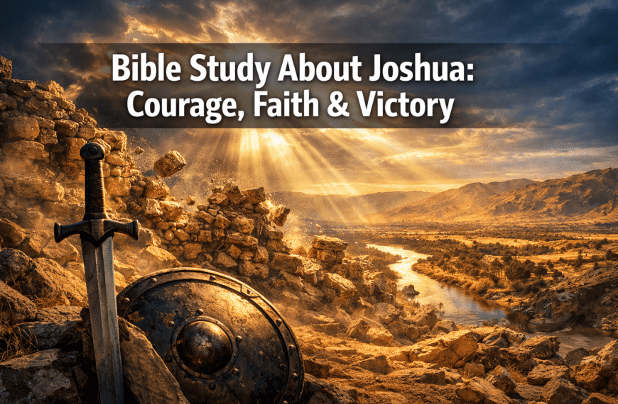Bible Study About Joshua: Stepping Into Your Promised Land