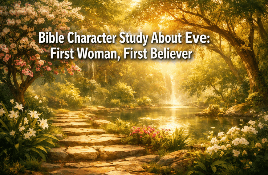Bible Character Study About Eve: Lessons from the First Woman
