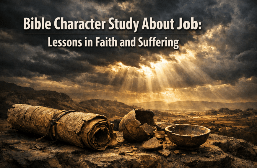 Bible Character Study About Job: Finding Hope in Suffering