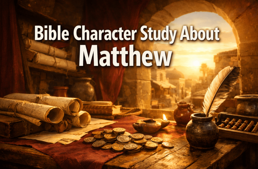 Bible Character Study About Matthew: From Tax Collector to Gospel Writer