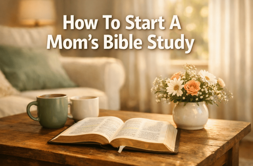 How To Start A Mom’s Bible Study: A Practical Guide