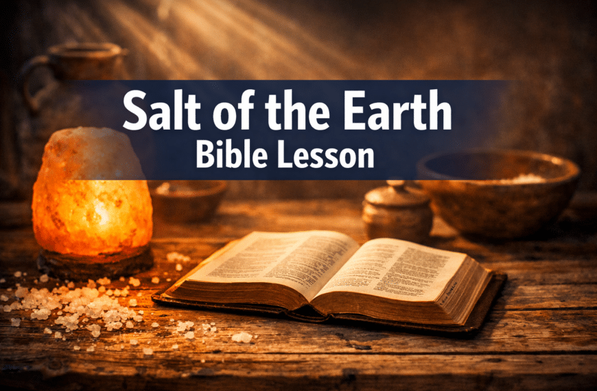 Salt of the Earth Bible Lesson: A Practical Guide for Everyday Influence