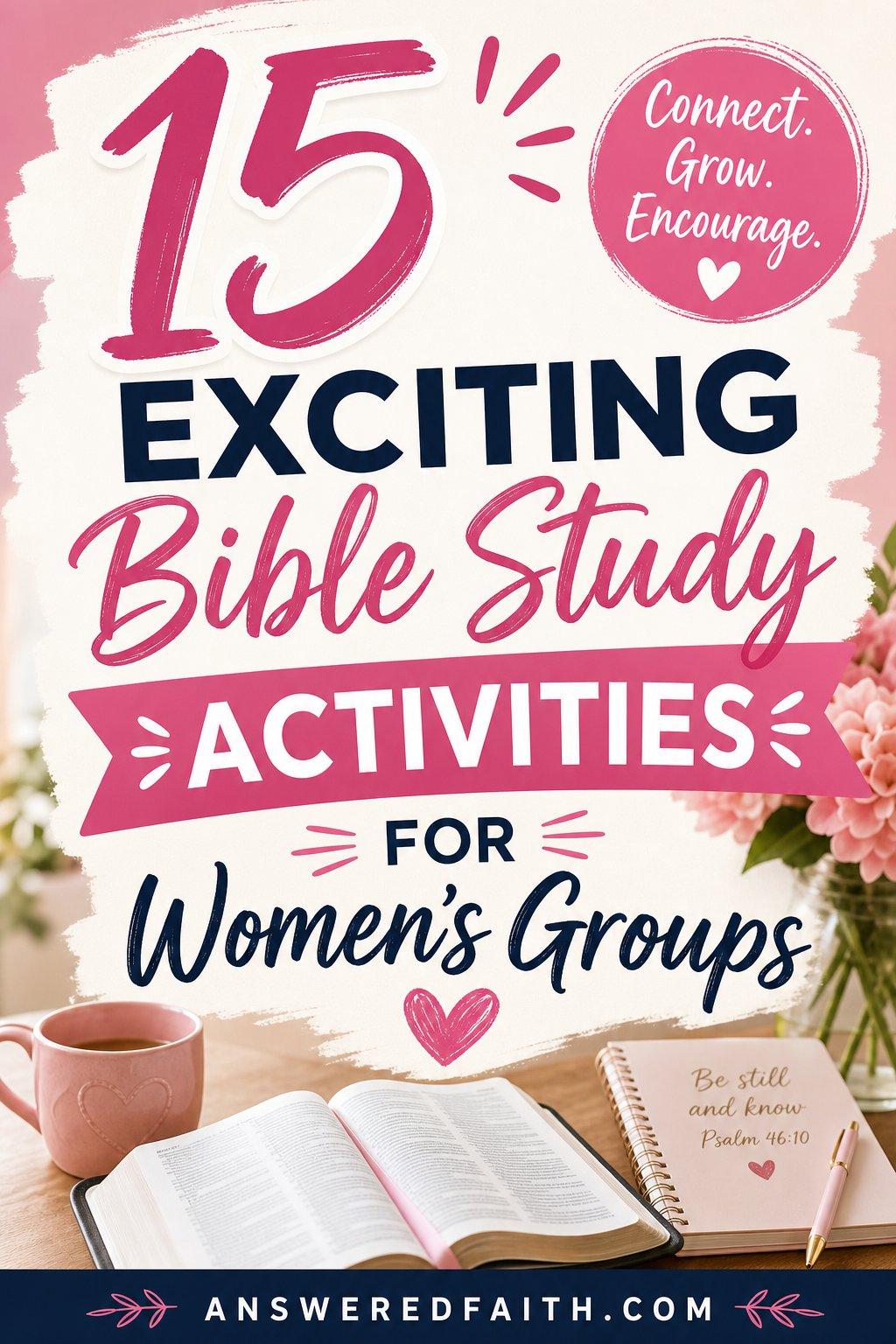 15 Exciting Bible Study Activities for Women's Groups