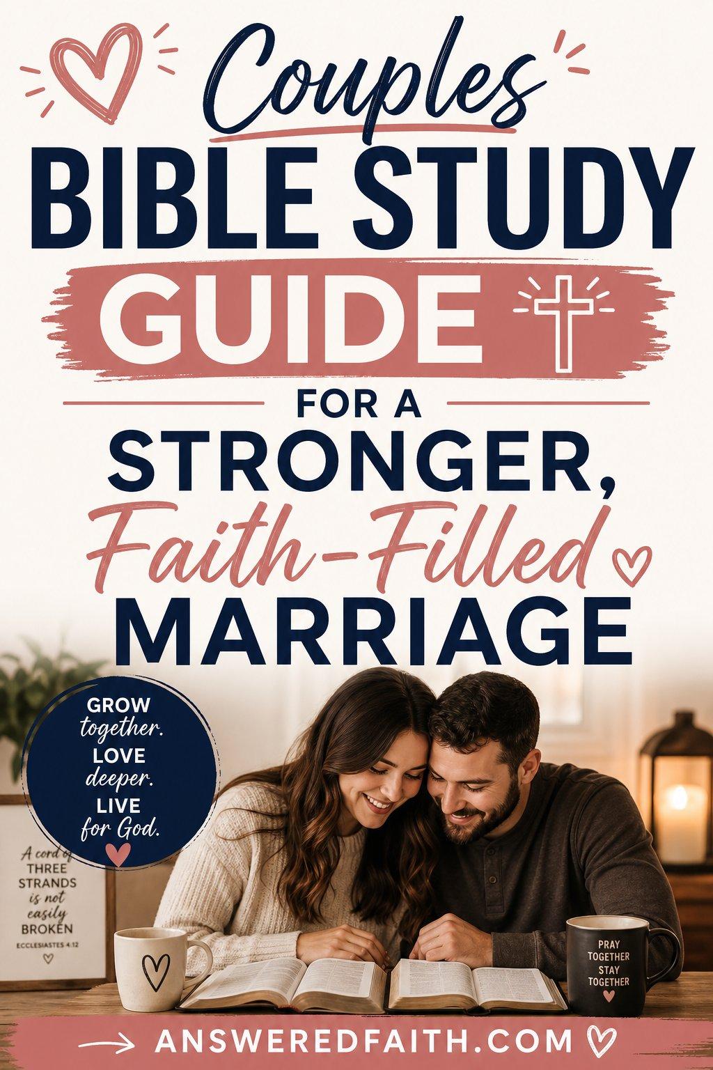 Couples Bible Study Guide for a Stronger, Faith Filled Marriage