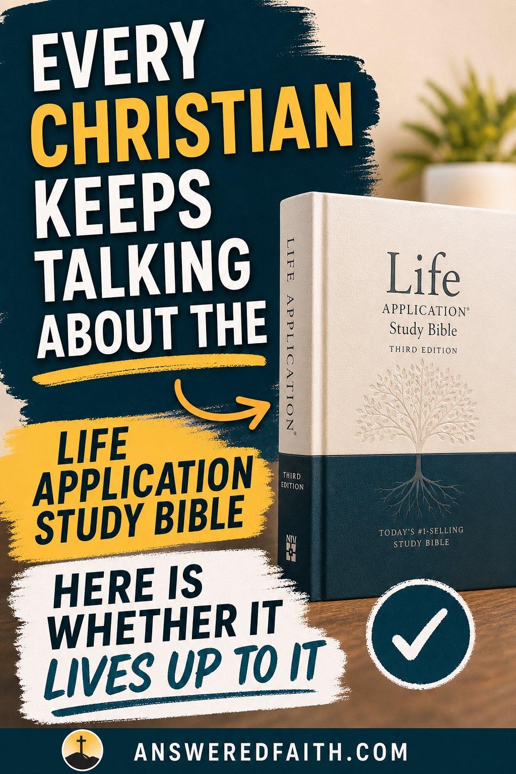 Every Christian Keeps Talking About the Life Application Study Bible — Here Is Whether It Lives Up To It