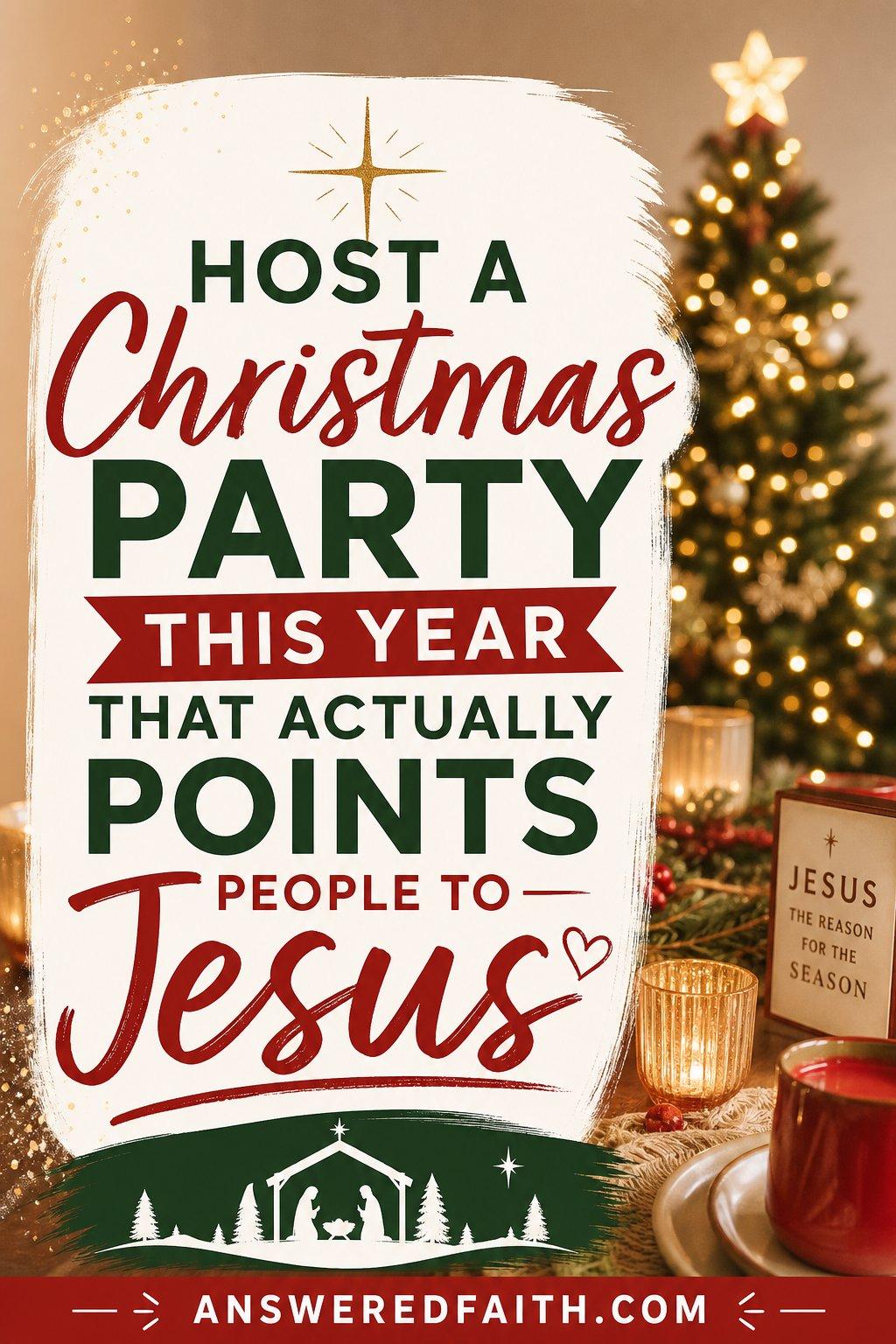 Host a Christmas Party This Year That Actually Points People to Jesus