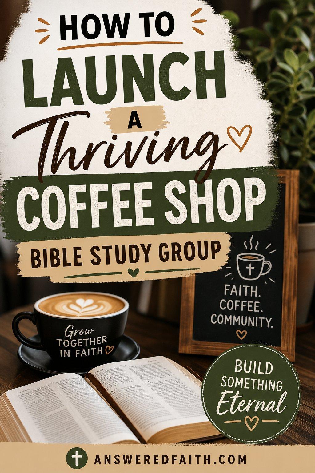 How to Launch a Thriving Coffee Shop Bible Study Group