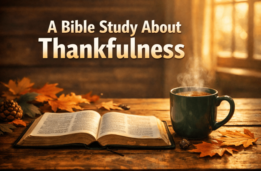 A Bible Study About Thankfulness: Cultivating a Grateful Heart Through Scripture