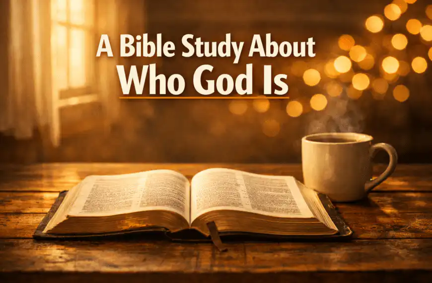 A Bible Study About Who God Is: Discovering His Character Through Scripture