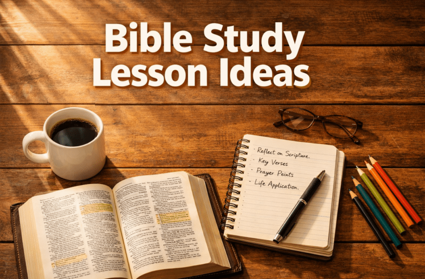 Bible Study Lesson Ideas: 25+ Creative Approaches to Deepen Your Faith in 2026
