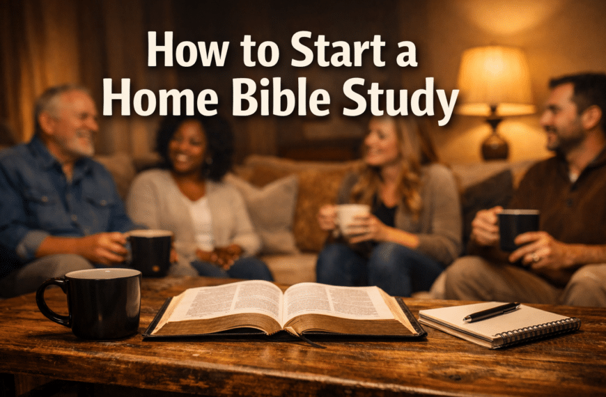 How to Start a Home Bible Study: A Complete Step-by-Step Guide