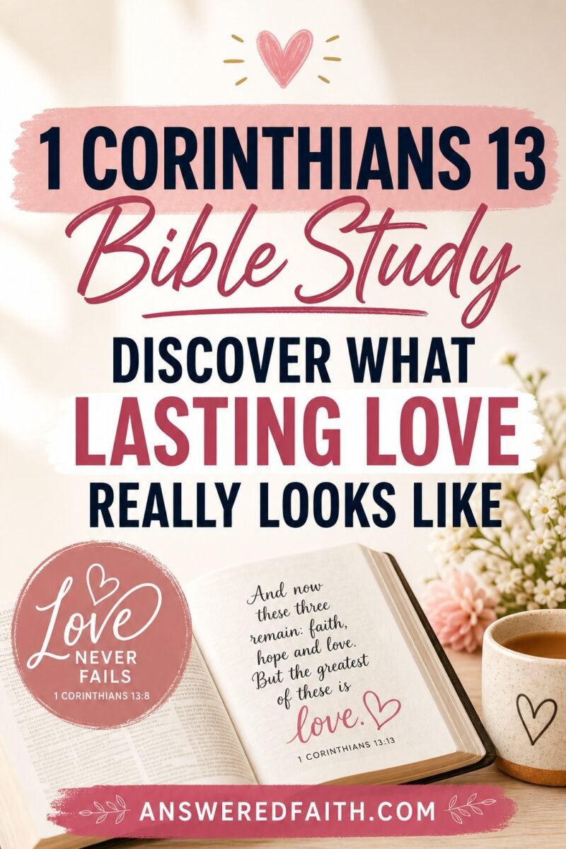 1 Corinthians 13 Bible Study Discover What Lasting Love Really Looks Like