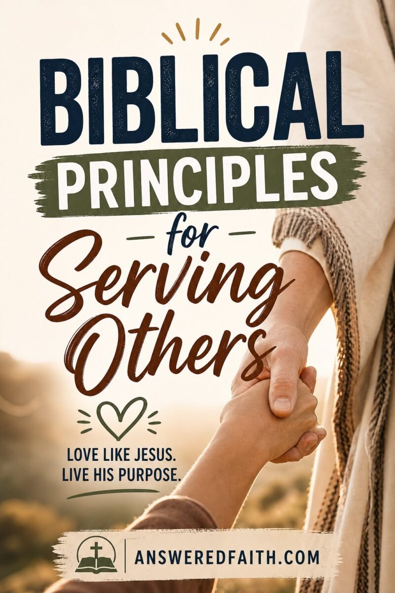 Biblical Principles for Serving Others