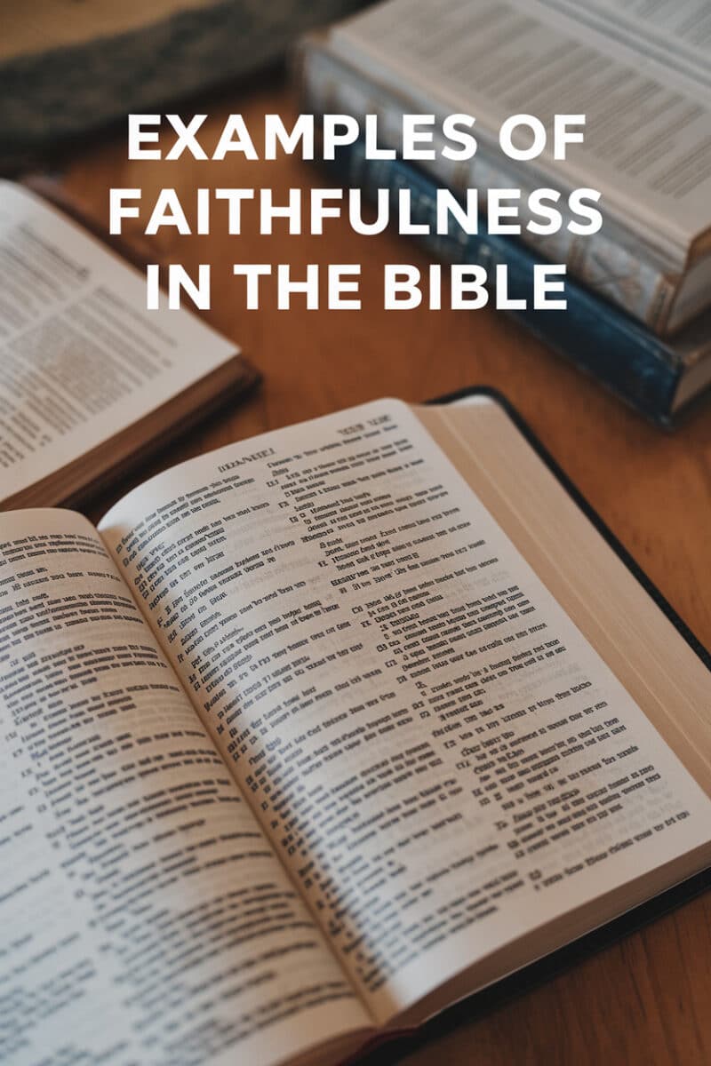 Examples of Faithfulness in the Bible: Unveiling a Profound Depth