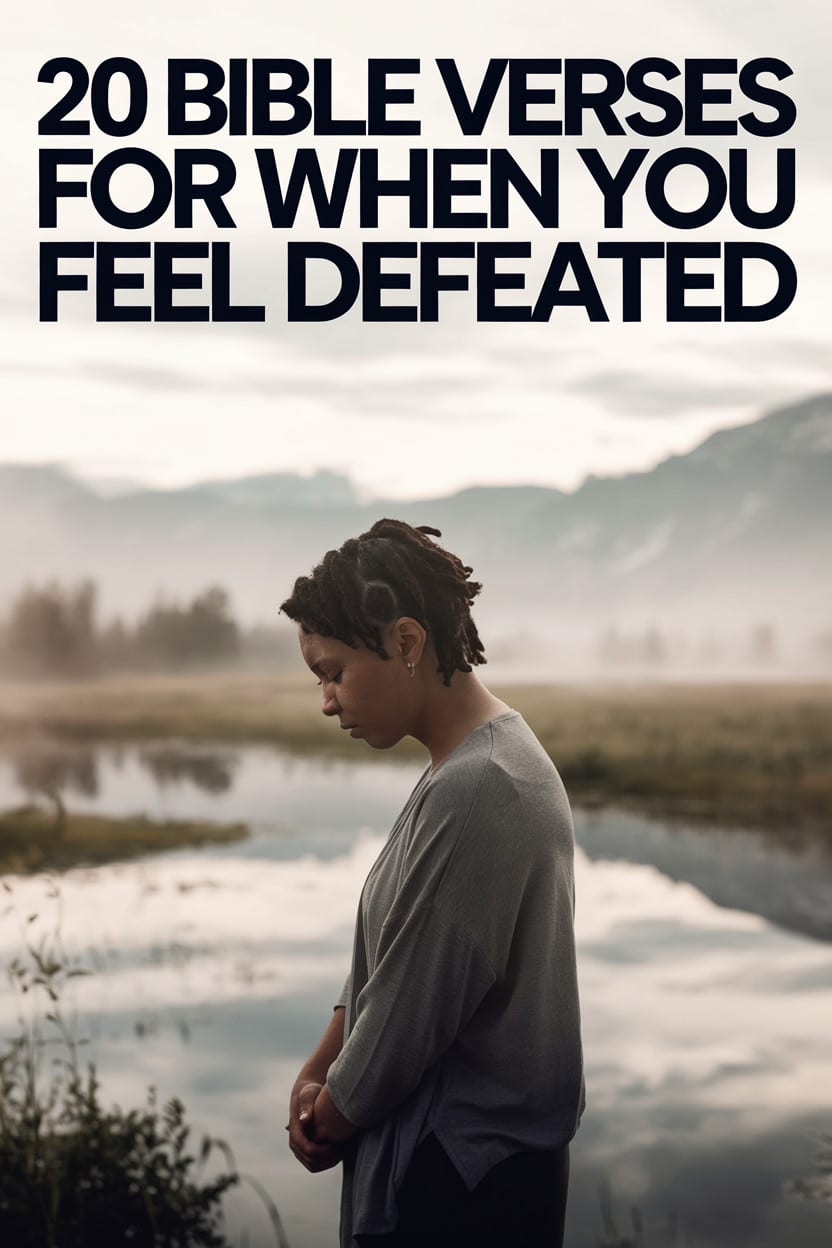 20 Uplifting Bible Verses for When You Feel Defeated
