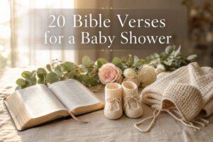 20 Bible Verses for a Baby Shower