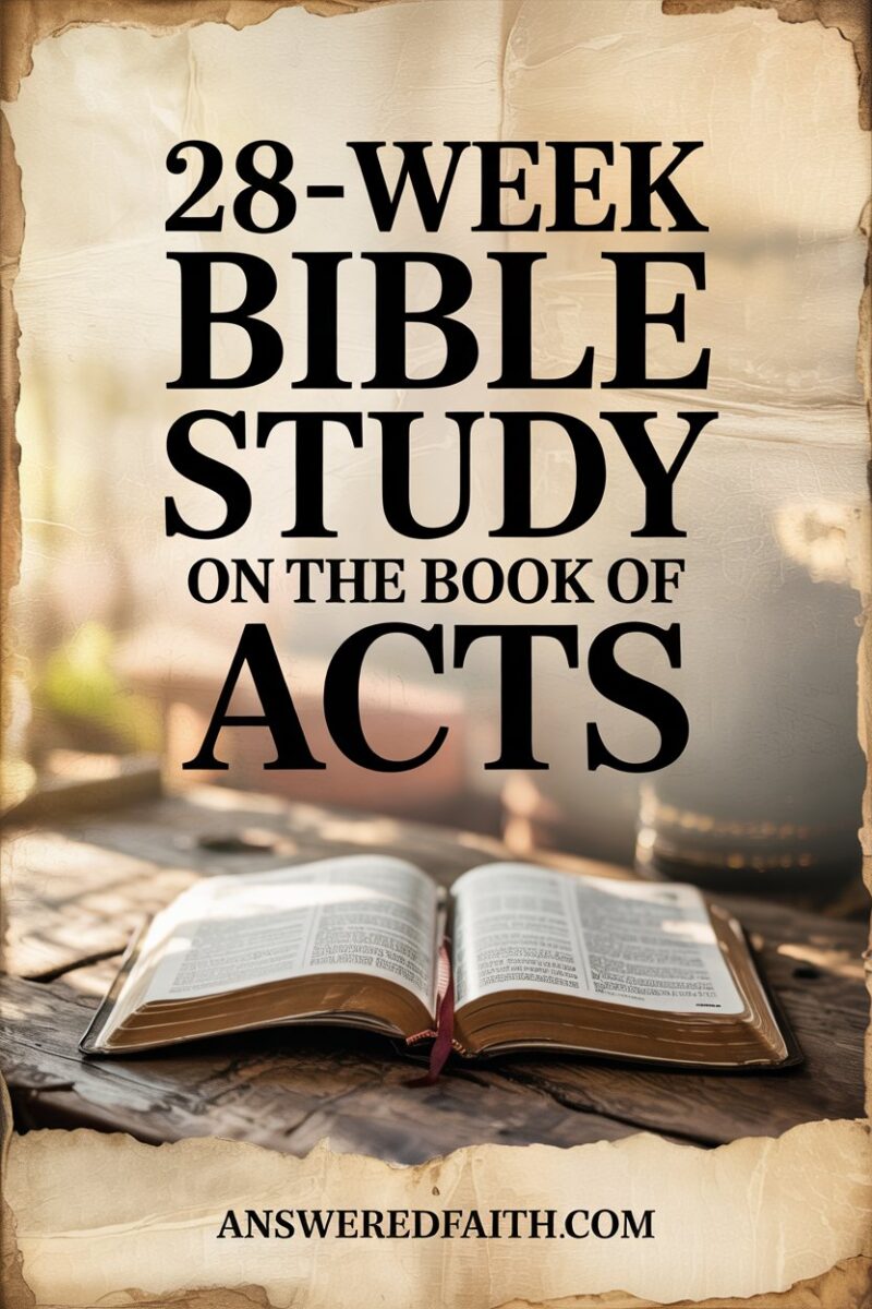 28-Week Bible Study on the Book of Acts by Pastor Duke Taber
