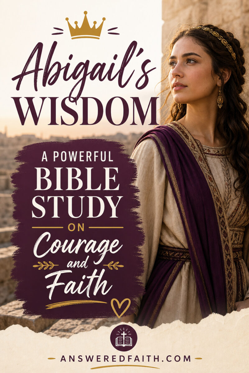 Abigail's Wisdom A Powerful Bible Study on Courage and Faith