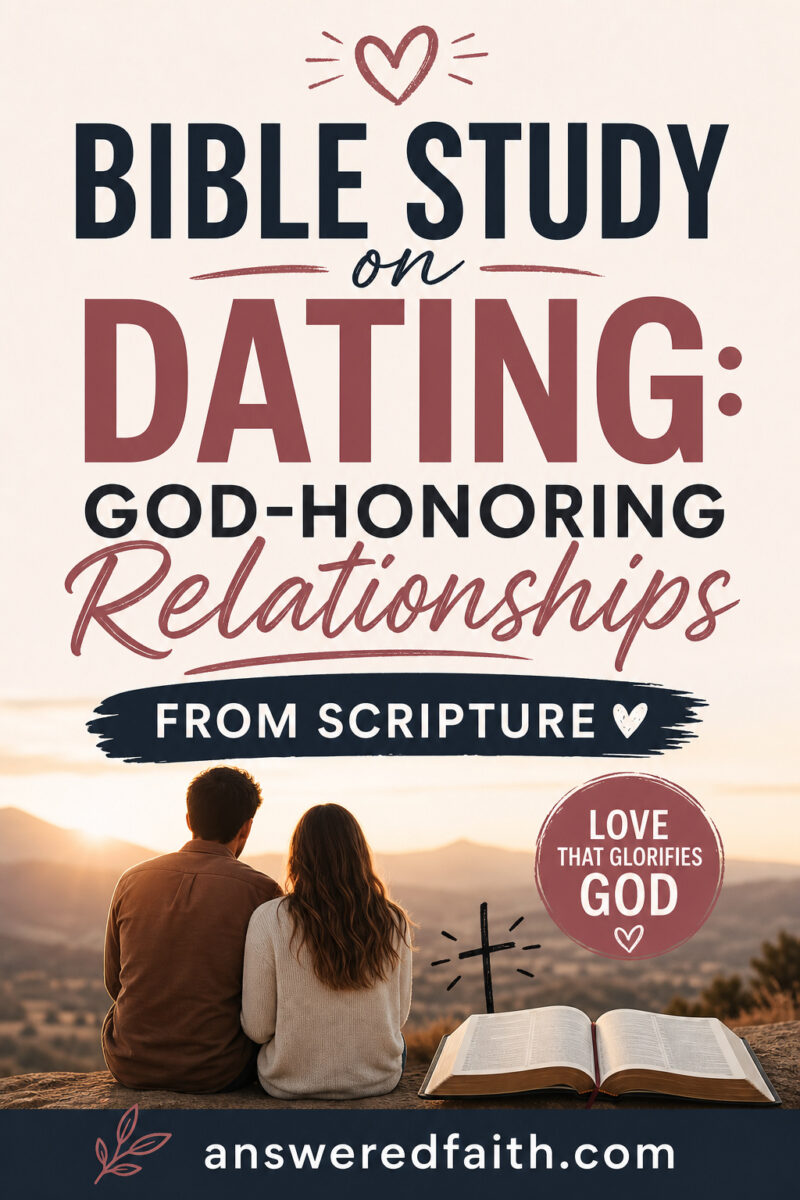 Bible Study on Dating God Honoring Relationships From Scripture
