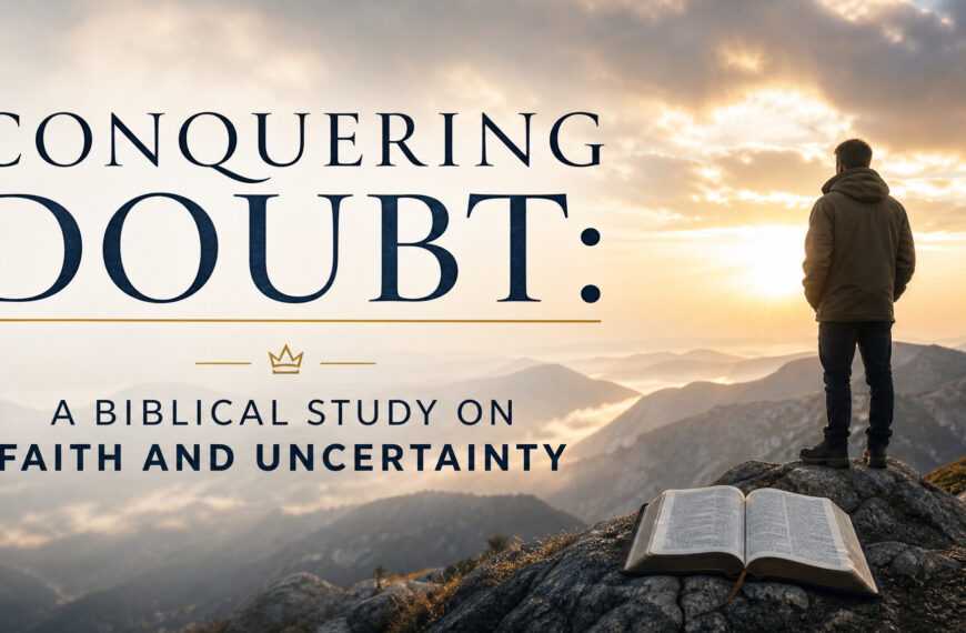 Conquering Doubt A Biblical Study on Faith and Uncertainty