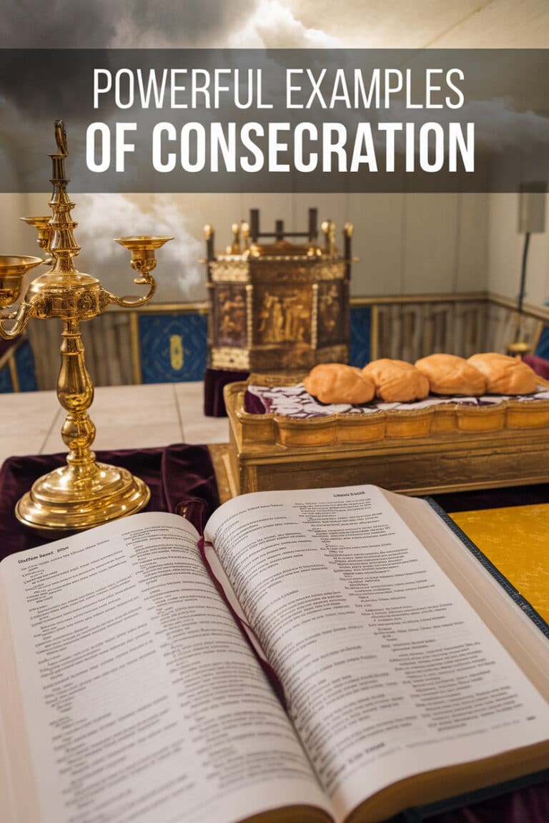 Powerful Biblical Examples of Consecration to God