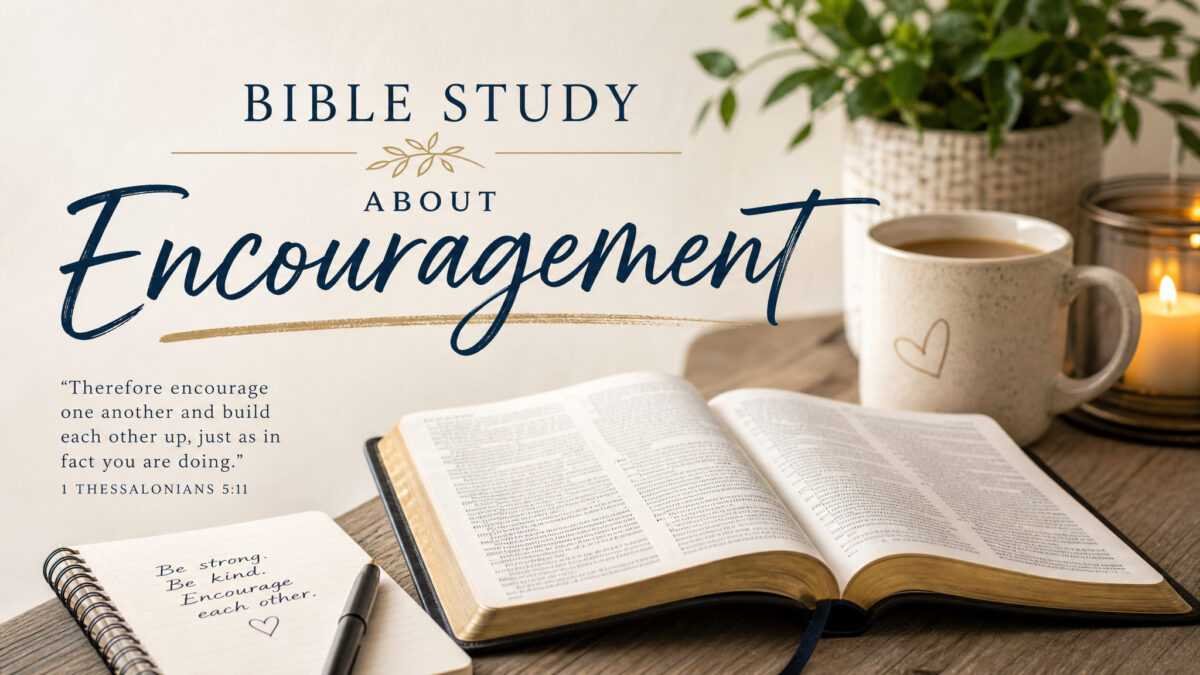 Bible Study About Encouragement f