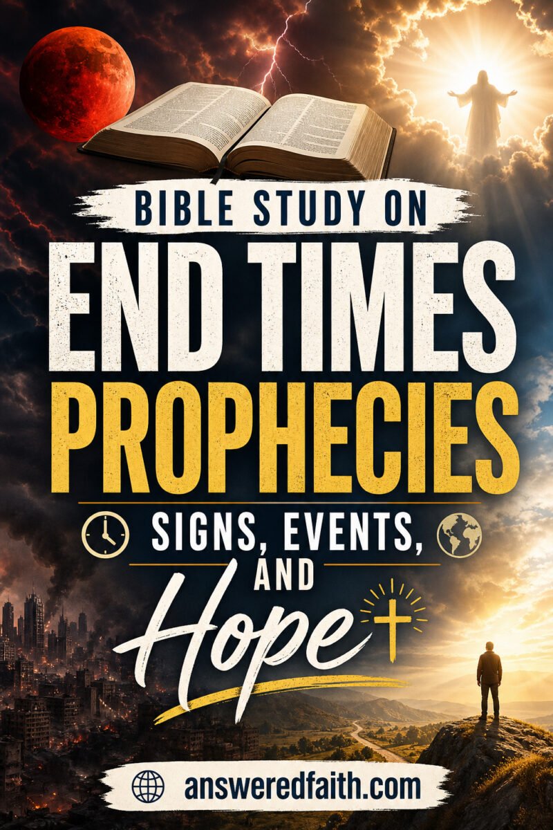 Bible Study on End Times Prophecies Signs, Events, and Hope