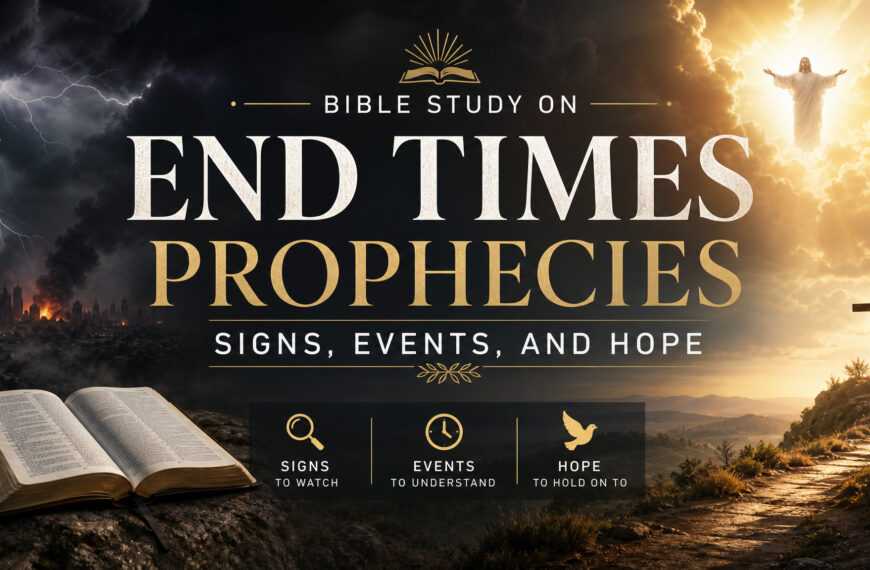 Bible Study on End Times Prophecies Signs, Events, and Hope