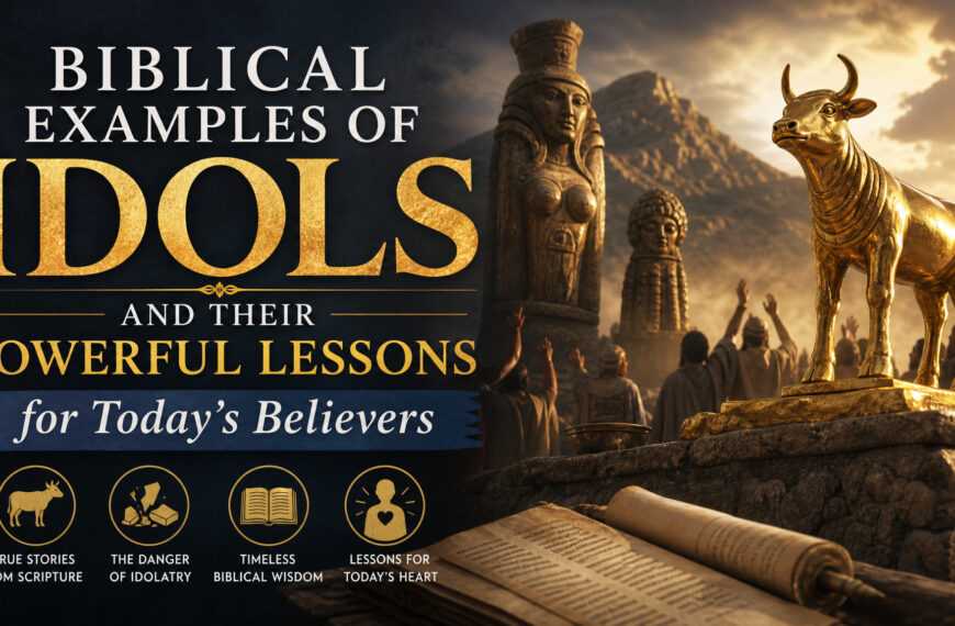 Biblical Examples of Idols and Their Powerful Lessons for Today's Believers f
