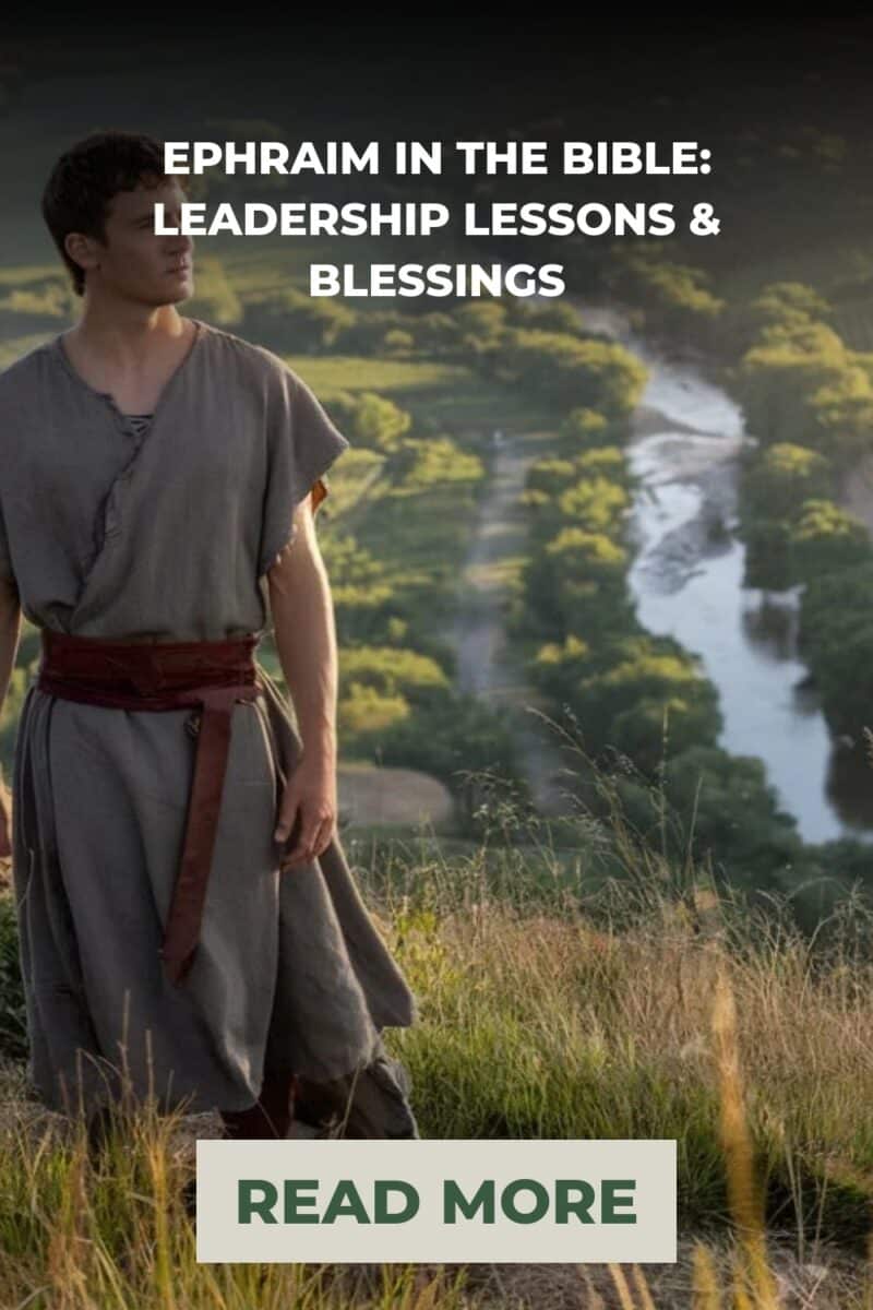 Ephraim in the Bible: Lessons on Leadership, Blessings, and God's Sovereignty
