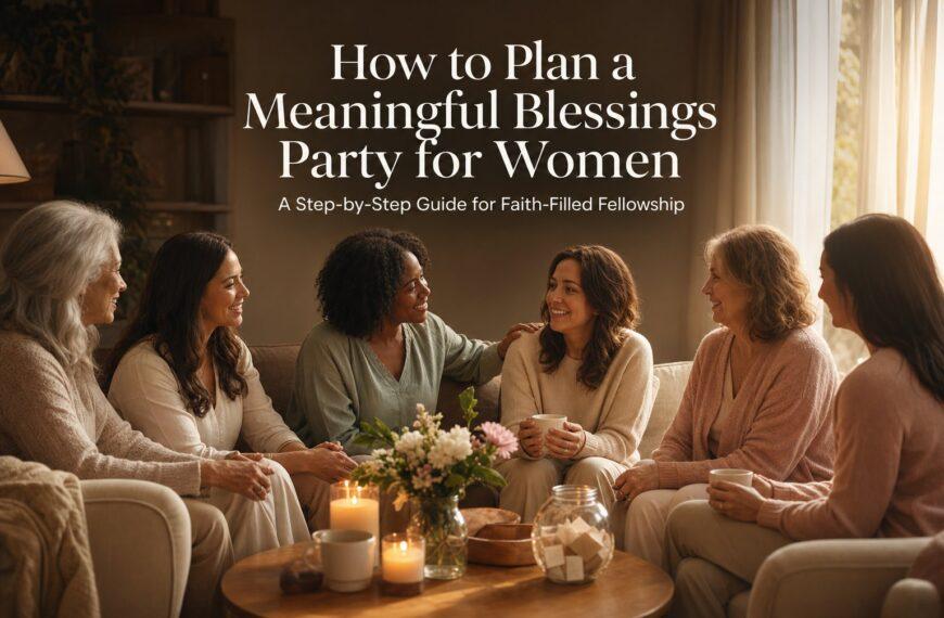 How to Plan a Meaningful Blessings Party for Women