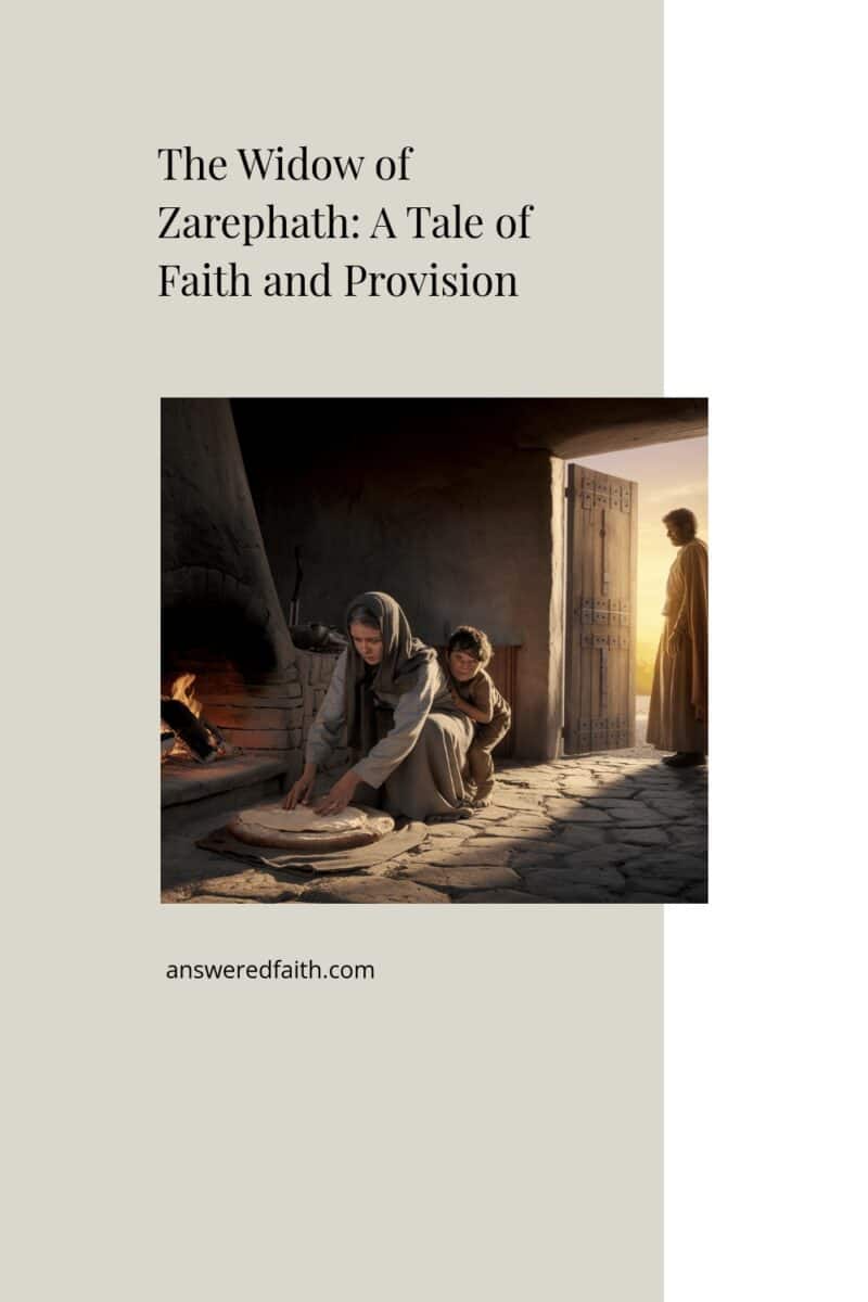 Who Was the Widow of Zarephath? A Story of Faith, Obedience, and Divine Provision