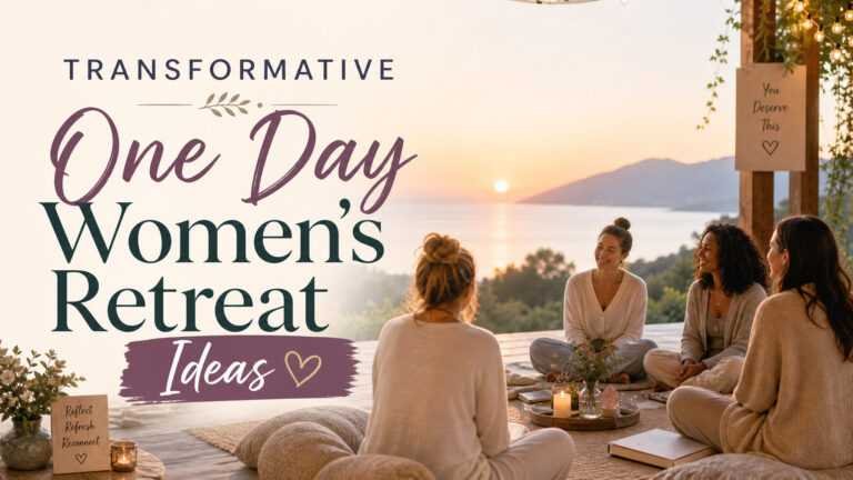 Transformative One Day Women's Retreat Ideas