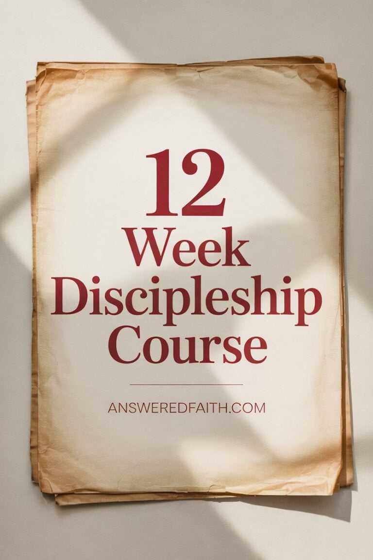 12 Week Discipleship Course