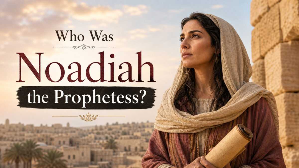 Who Was Noadiah the Prophetess