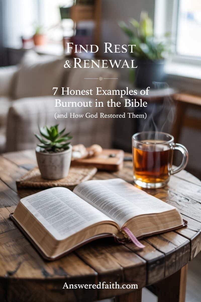 Examples of Burnout in Scripture and How God Revived His People