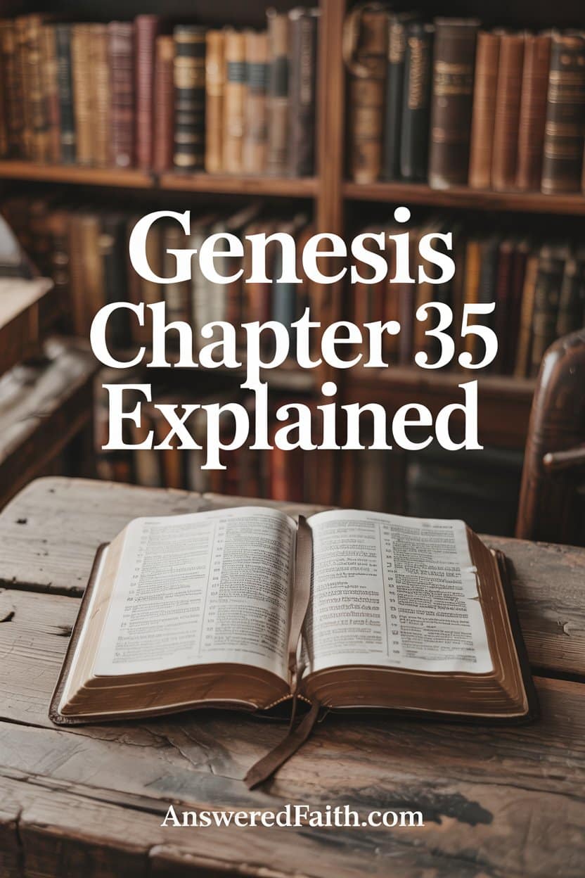Genesis Chapter 35 Explained