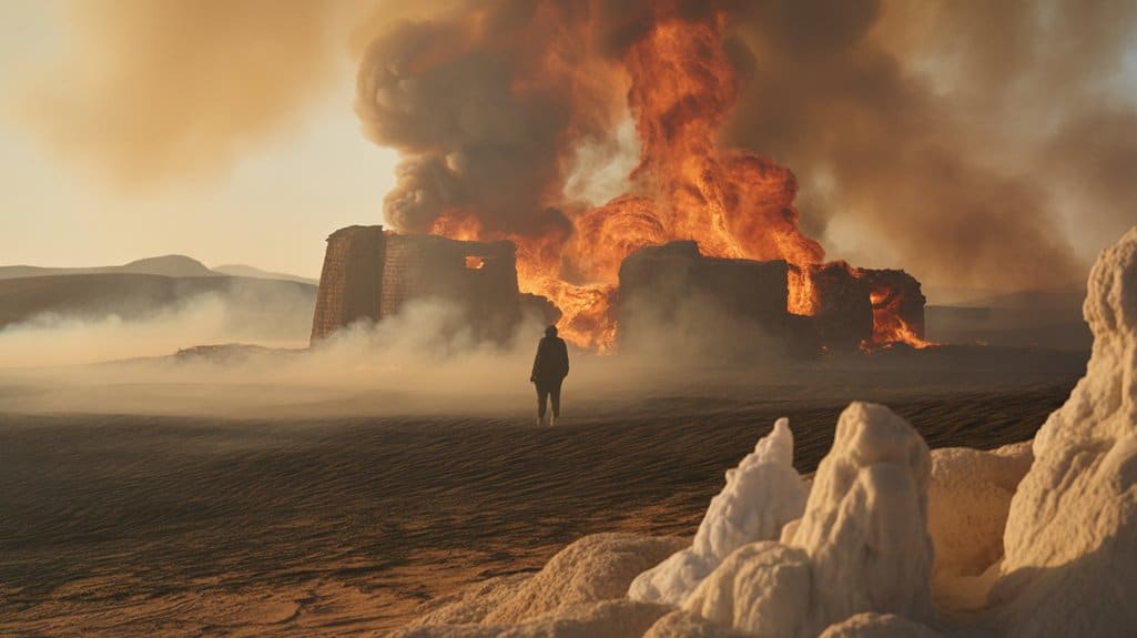 divine fire consumes cities