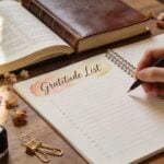 gratitude section in journaling