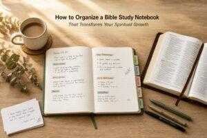 How to Organize a Bible Study Notebook That Transforms Your Spiritual Growth