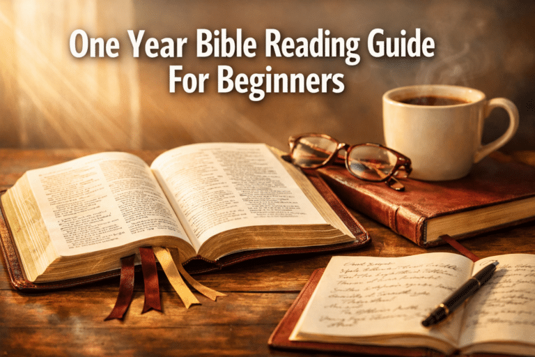 One Year Bible Reading Guide For Beginners: Your Path to Reading God's Word Cover to Cover