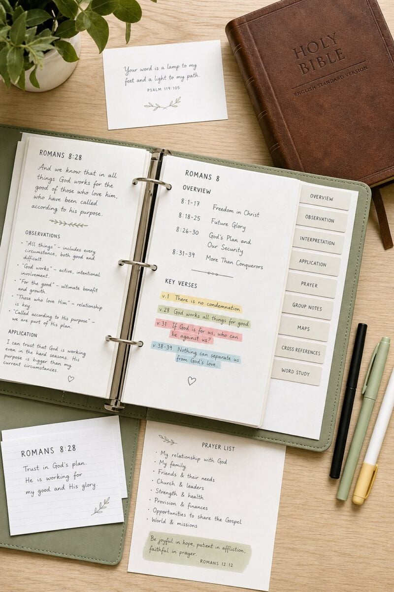The Five Sections of a Notebook That Actually Grows You
