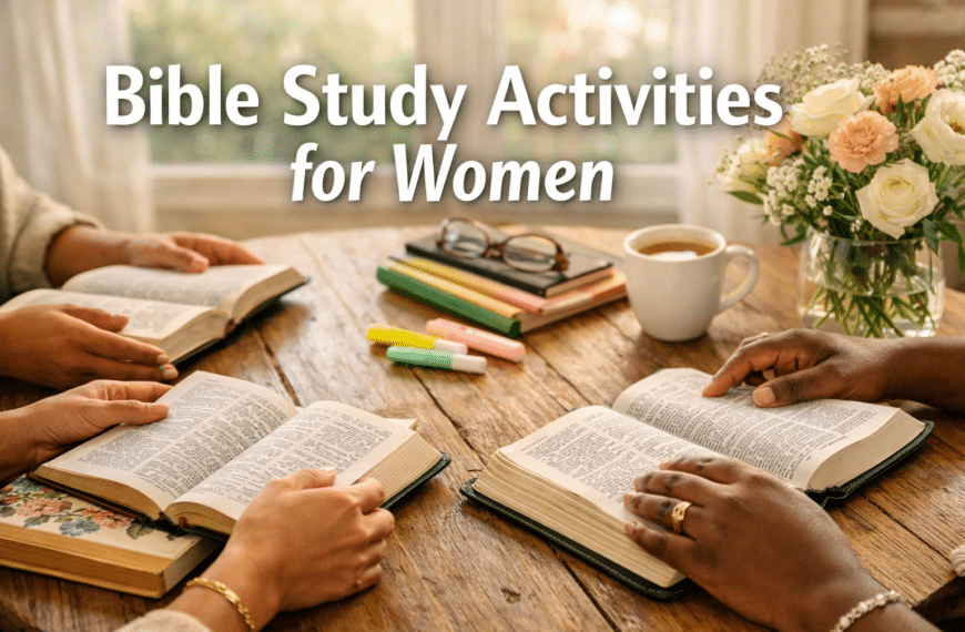 bible study activities for women