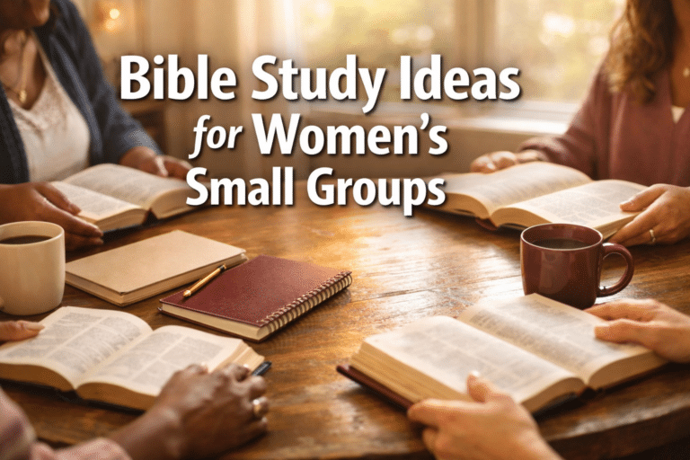 Bible Study Ideas for Women's Small Groups That Transform Lives